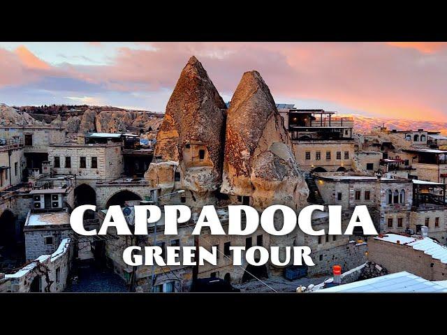 CAPPADOCIA Day Trip in Winter / Green Tour / Turkey Travel Vlog / Eastern Europe Travel