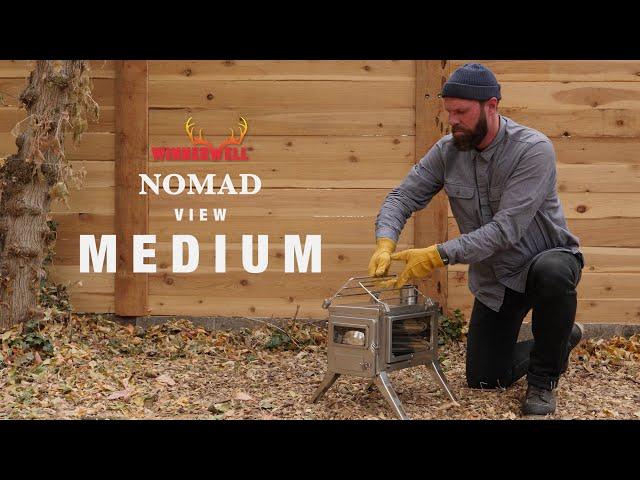 Winnerwell Nomad Medium View - Portable Wood Burning Stove