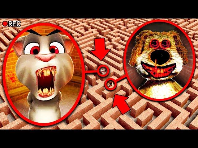 CREEPY TALKING TOM MAZE... (Full Movie)