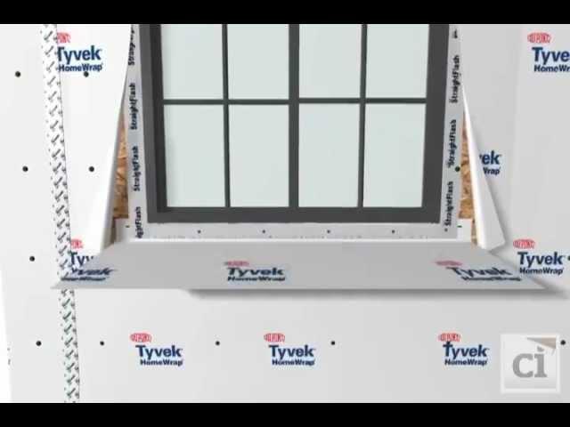 Window Install BEFORE HomeWrap® - Air and Water-Resistive Barrier | DuPont™ Tyvek®