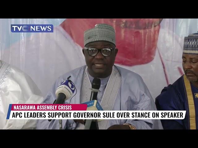 Nasarawa APC Leaders Support Gov  Sule Over Stance on Speaker