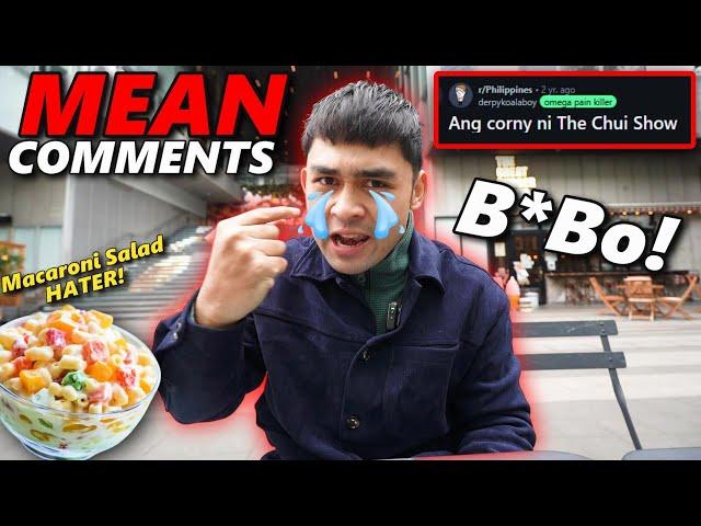 I'm the WORST Pinoy Food Vlogger? Reading HATE COMMENTS!