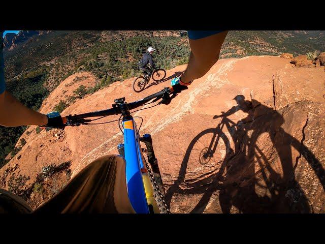 PLENTY to be scared of on Hangover | Mountain Biking Sedona, Arizona