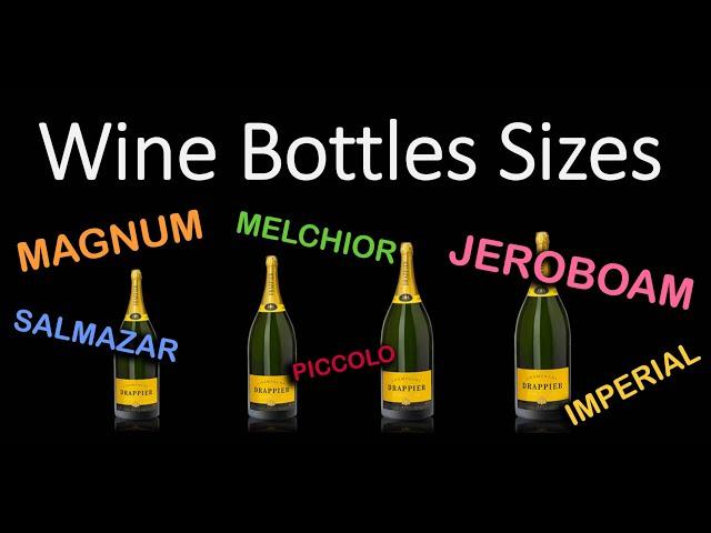 Complete Guide to Wine Bottle Sizes! (small to EXTRA-LARGE FORMAT)