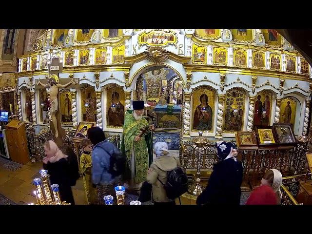 Преставление прп. Сергия, игумена Радонежского. Литургия. Храм Успения в Путинках.