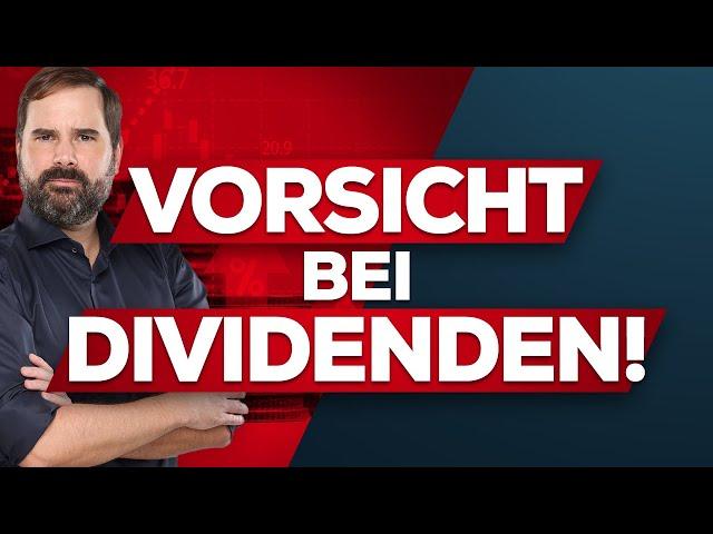 Achtung! Die großen Nachteile von Dividenden!