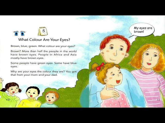 One story a day - Book 2 - Story 5: What colour are your eyes?