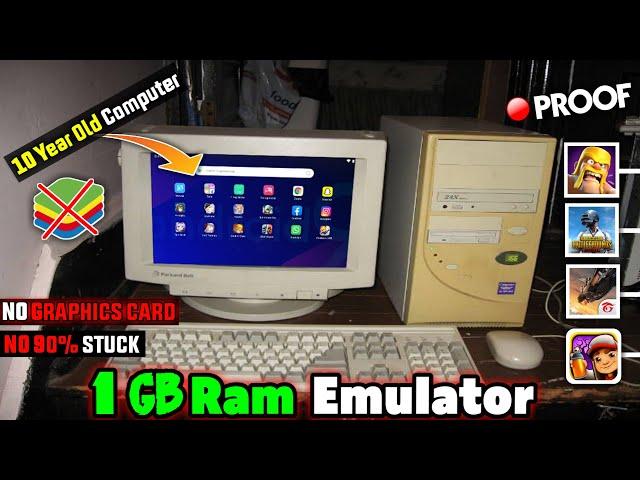 The Fastest & Lightest Android Emulator For 1GB RAM | NO VT | FIX OPENGL | Dual Core PC's