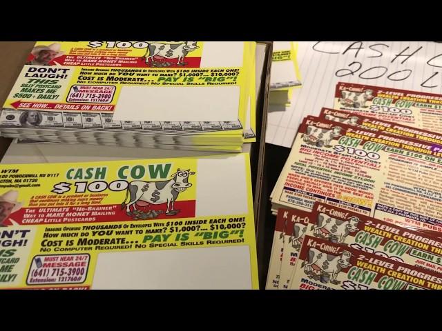 Make Money Mailing Postcards 2020 Cash Cow Postcard Program Work From Home 2020 The Postcard Tycoon