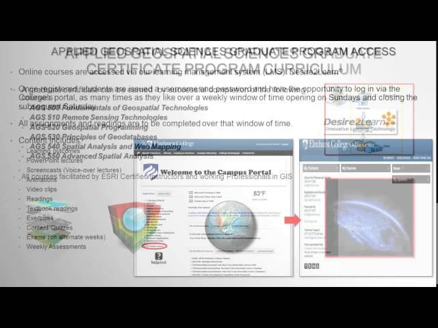 Applied Geospatial Sciences Webinar