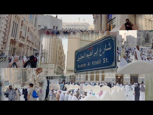 Ibrahim Al khalil street #makkah Mashallah #masjidalharambeautifulview #Allahuakbar #islamicholysite