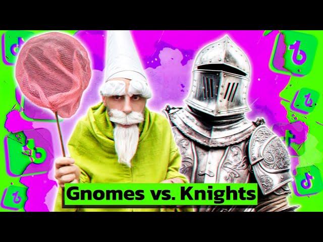 Tiny Green Wizard Gnome vs Knights. Explained