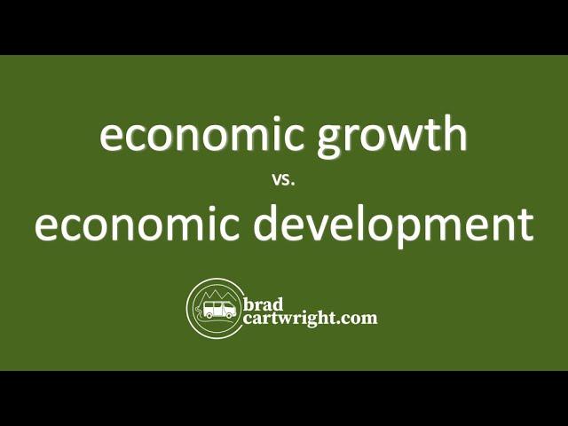 What is Economic Growth vs. Economic Development? | IB Microeconomics | IB Economics Exam Review