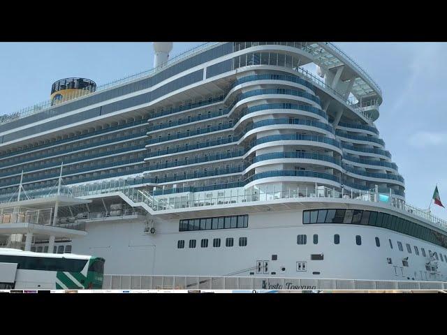 Costa Toscana cruise , Barcelona to Italy part-1