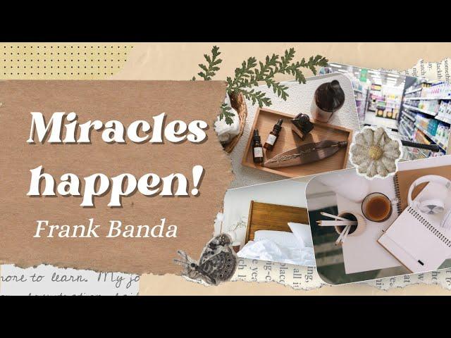 Miracles are REAL, open your MIND & your EYES and you will SEE them everyday! Be real & believe!