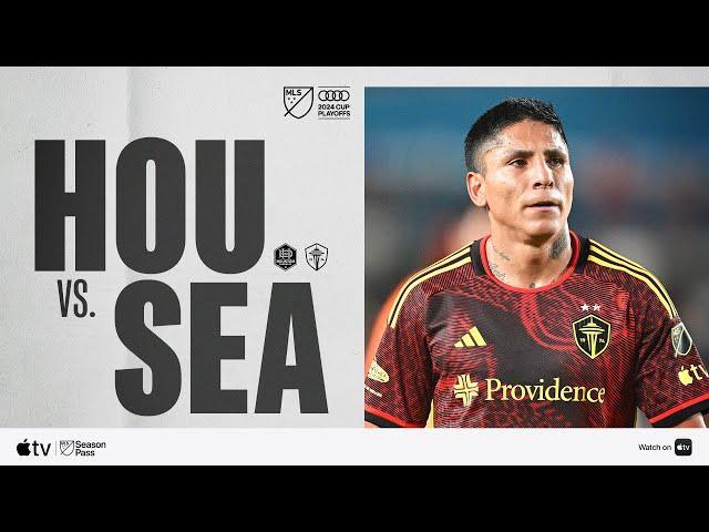 Houston Dynamo vs. Seattle Sounders | Audi 2024 MLS Cup Playoffs | Full Match Highlights