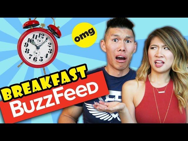 BUZZFEED BREAKFAST FOOD DIY RECIPES TASTE TEST - Life After College: Ep. 475