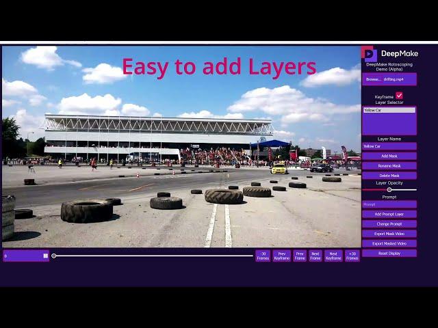 Multiple Layers demo for DeepMake's new AI Masking software