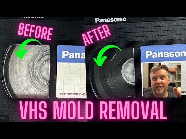 Saving Memories on VHS Mold - Video Tape Restoration Project Will it Play Ok?