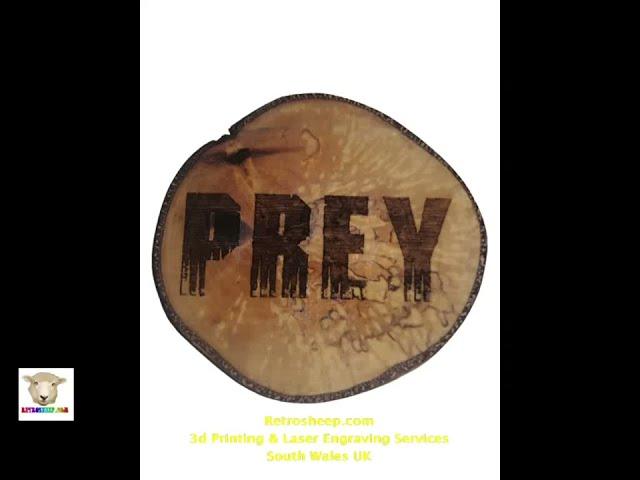 Prey - Coaster - Retrosheep Laser Engraving Services South Wales Handmade Fan Art #Retrosheep #Prey