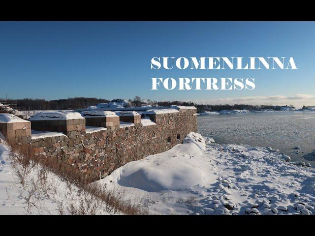 Suomenlinna Fortress in Winter, Helsinki - Unesco World Heritage Site FINLAND