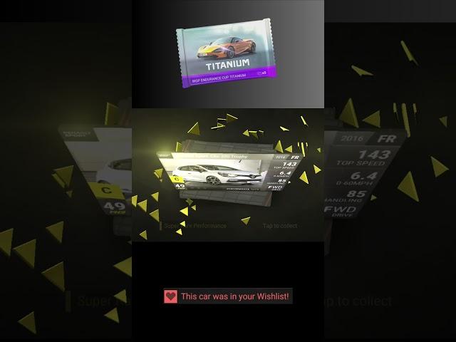 Unboxing My Wishlist Car: Titanium Pack Opening [Top Drives] #shorts #topdrives #packopening