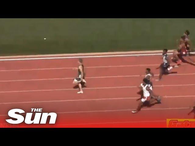 High school kid Matthew Boling runs 100m in just 9.98sec