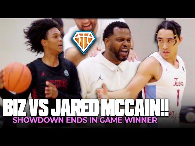 Jared McCain vs Aden "Biz" Holloway GAME WINNER at EYBL Indy!! | Team WhyNot vs CP3 Highlights
