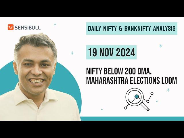 NIFTY & BANK NIFTY Analysis for Tomorrow | Stock Market Outlook | 19 November 2024, Tuesday