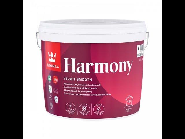 Краска Tikkurila Harmony (Тиккурила Гармония). Обзор, нанесение.