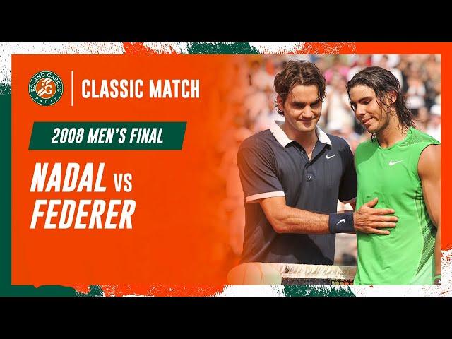 Nadal vs Federer 2008 Men's final | Roland-Garros Classic Match