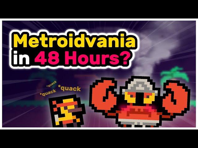 I Made a Metroidvania in 48 Hours - Devlog