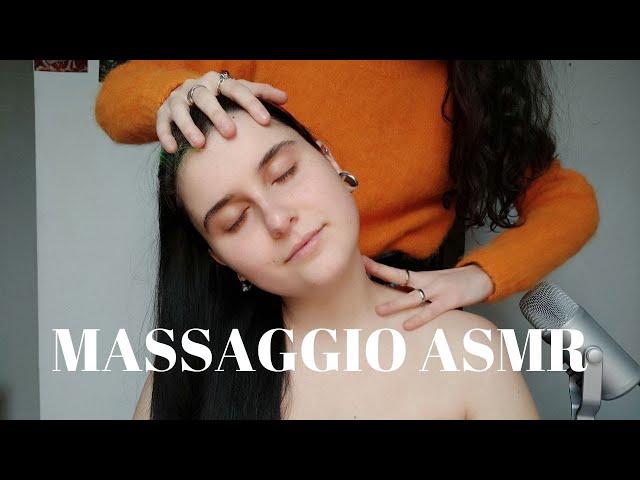 ASMR ITA | SESSIONE DI MASSAGGIO RILASSANTE| SHOULDERS, NECK AND SCALP MASSAGE