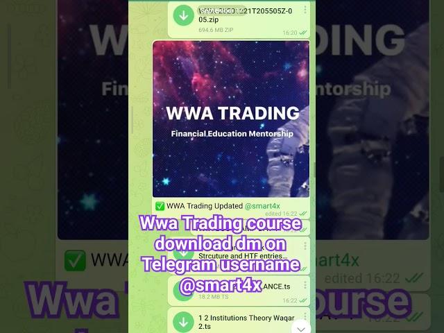 WWA TRADING COURSE. wwa trading course free download. wwa trading course by waqar Ashim. wwa trading