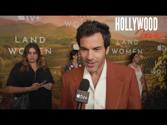 Santiago Cabrera Spills Secrets on 'Land of Women' at Premiere