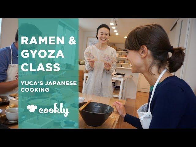 Ramen and Gyoza Making at YUCa’s Japanese Cooking Class in Tokyo