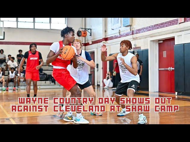 Wayne Country Day shows out against Cleveland at Shaw Team Camp