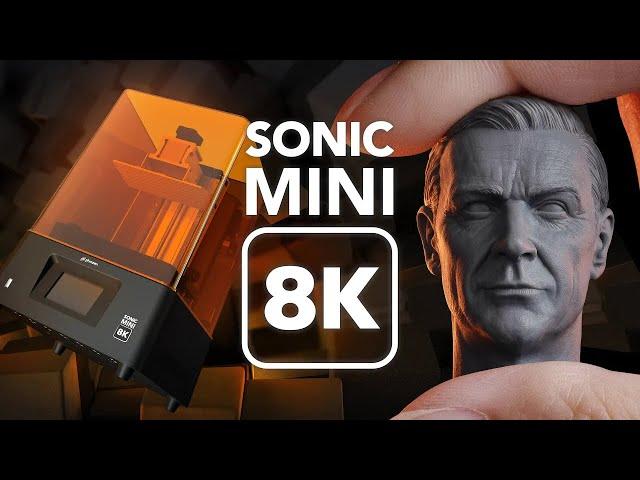 Sonic Mini 8K 光固化3D列印機- 史詩級等級最高精細度