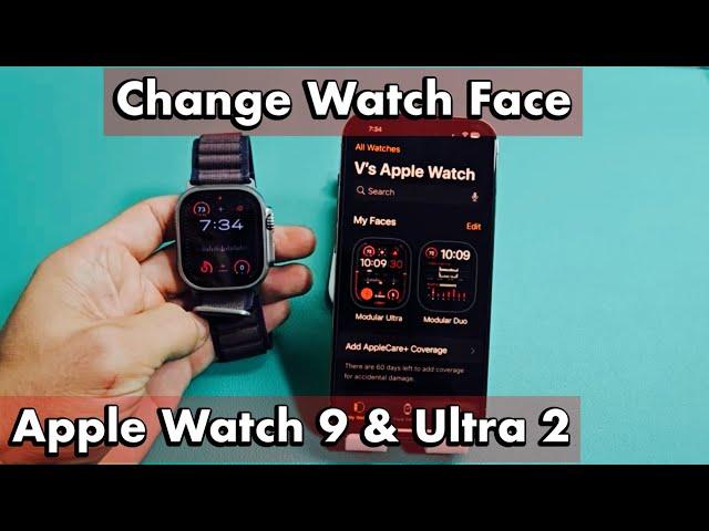 Apple Watch 9 & Ultra 2: How to Change Watch Face (Clock Face)