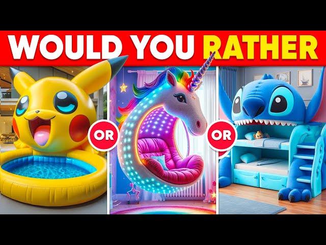 Would You Rather - Build Your Dream House  Hardest Choices Ever! Moca Quiz