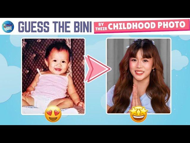 Guess the BINI Member from These Childhood Photos 