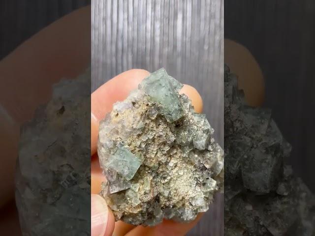 Lustrous Cubic Fluorite Crystals on Matrix from the Heights Mine in Weardale, England