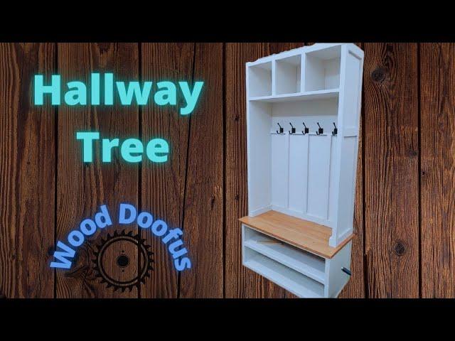 DIY Shaker Style Hallway Tree