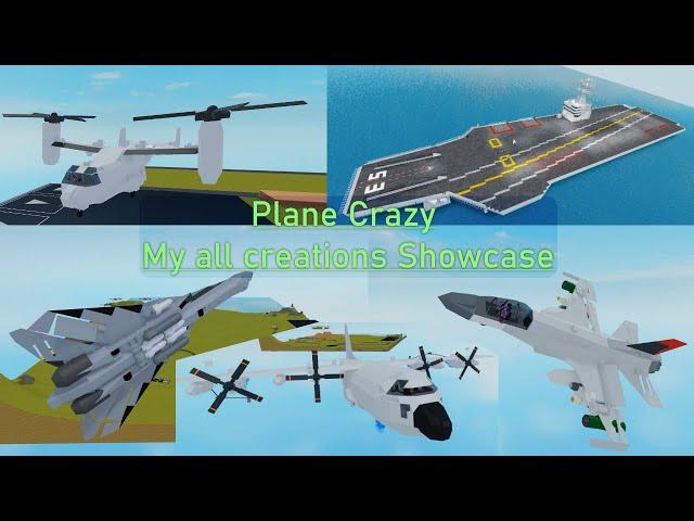 Plane Crazy | My all creations Showcase Part 2!!【Roblox】