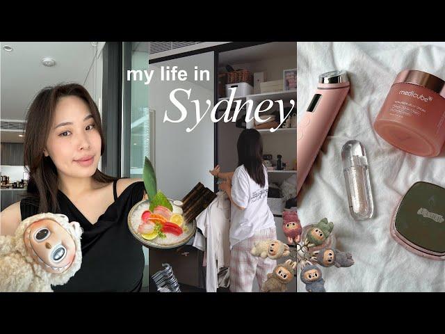 life in sydney vlog  new apt + self care + new car + unboxing labubus