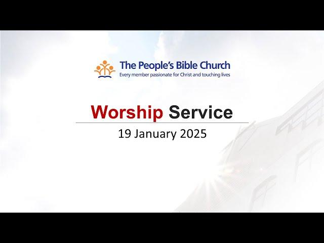 TPBC Worship Service (19 January 2025)