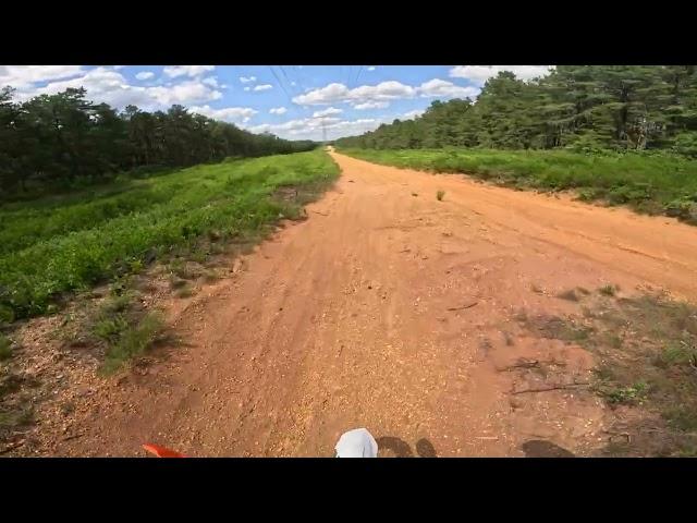 First time on the sand with the KTM freeride