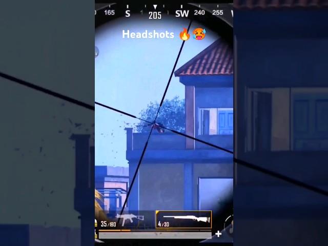 Headshots in a match  | PUBG MOBILE #pubgmobile #awmpubg  #m24headshot