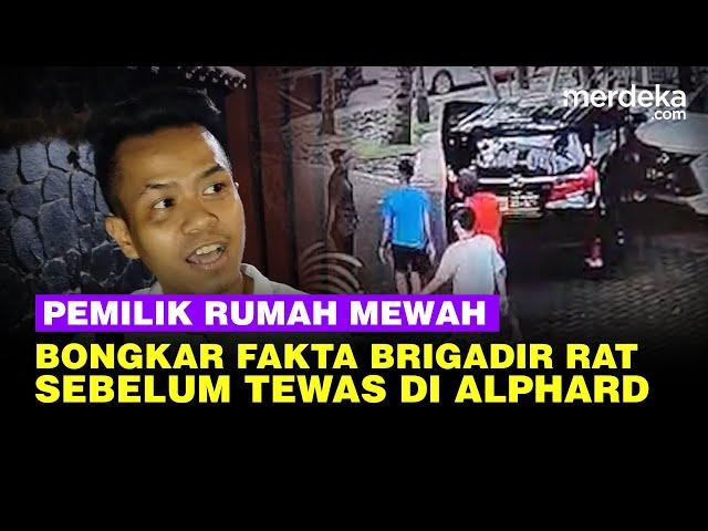 Pemilik Rumah Ungkap Fakta Kedatangan Brigadir RAT Polisi Manado Sebelum Tewas di Alphard