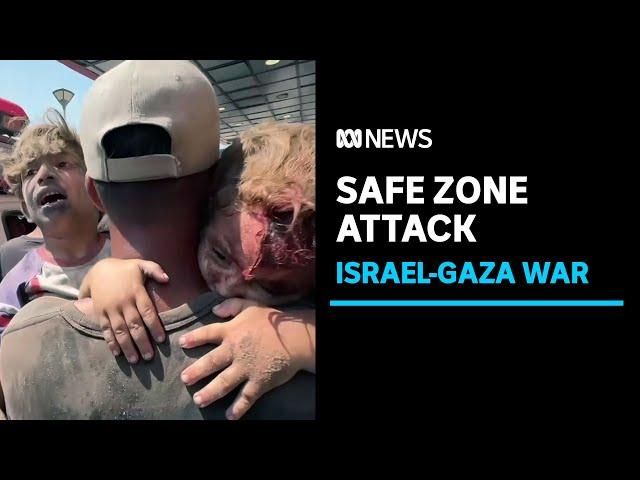 Israel strikes area designated humanitarian zone claims Gaza officials | ABC News